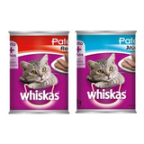 48 Latas Whiskas Grandes Sabor Pate Res Y Atún