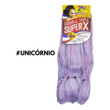 Jumbo Super X 400g Cabelo Sintético Jumbão Tranças Boxbraids Cor #unicórnio