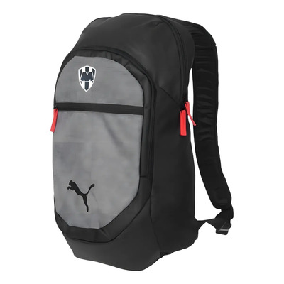 Mochila Backpack Escuela Gym Puma Rayados Monterrey Color Black\u002Fquarry Diseño De La Tela Lisa | Envío gratis