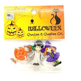 Boton De Personajes Para  Halloween 3 Cms * 3 Unidades