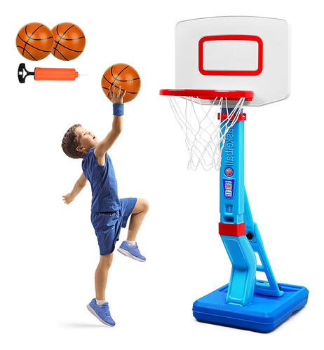 Aro De Baloncesto Para Niños Pequeños, Altura Ajustable, .