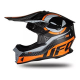 Casco Moto Ufo Intrepid Motocross Mx Atv Enduro No Just 1