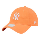 Gorra New Era Mlb 9twenty New York Yankees 2024 Mujer Naranj