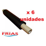 Papel Film Stretch Negro 50cm X 6 Unid Mango Reforzado Frias