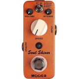 Micro Pedal Mooer Soul Shiver Chorus Vibrato Musica Pilar