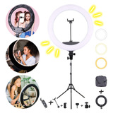 Ring Light Pro 35cm 336 Leds 60w Maquiagem Youtuber Trpé 2 M