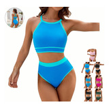 Traje De Baño Tankini, Conjunto De Traje De Baño Para Mujer 