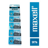 Tira 5 Pilas Maxell Sr716 Sr 716 Oxido De Plata