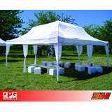 Carpa 3h 4x4 Estructura Hierro + Techo + 4 Paredes Qpg