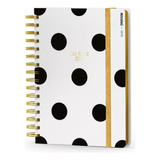 Agenda Mooving Dots 15 X 21 Cm - Diaria - Dia A La Vista Año 2024 Color De La Portada Blanco