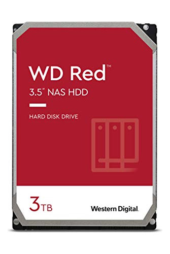 Wd Rojo Disco Duro Nas De 3 Tb - Clase De 5400 Rpm, Sata 6 G