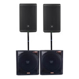 Sistema Audio Pa Activo Jbl 2x Eon 715 2x J1860a Subwoofer 