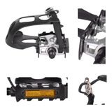 Bike Replacement Pedals With Adjustable Straps/teo Clip For