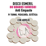 Discos Esmeril Podología C/abrojo 80 Granos X 50 Unid.