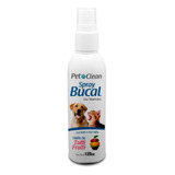 Spray Bucal Pet Clean 3 Sabores Para Cães E Gatos 120ml
