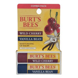Burt's Bees Balsamo Labial Pack 2 Vanilla&wild Cherry