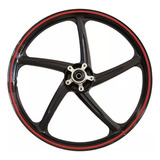 Rin Delantero Italika 125z Negro Rojo 1.4x14