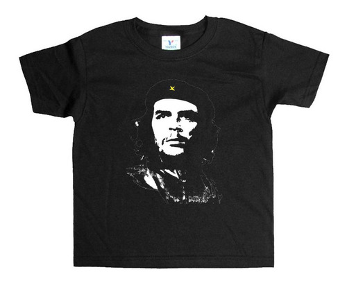 Remera Negra Adultos Che Guevara R1