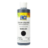 Colorante Liquido Negro 250 Ml Enco Para Aerografo 2576-250