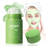 Mascarilla De T Verde Para La Cara, Removedor De Puntos Negr