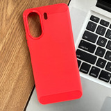 Funda Tpu Antigolpe Fiber Carbon Para Xiaomi Redmi 13c