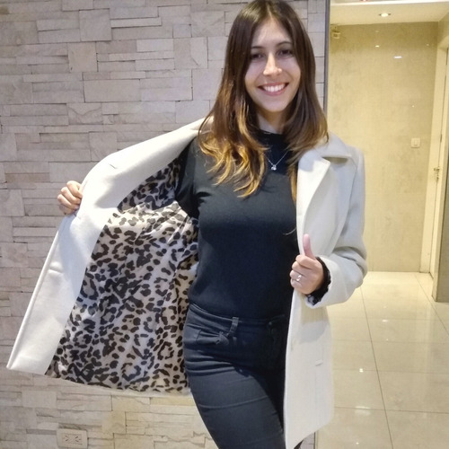 Saco Blazer Mujer De Vestir Con Interior De Animal Print