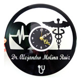 Reloj En Disco De Vinilo Lp / Médico, Doctor, Cirujano, Medi