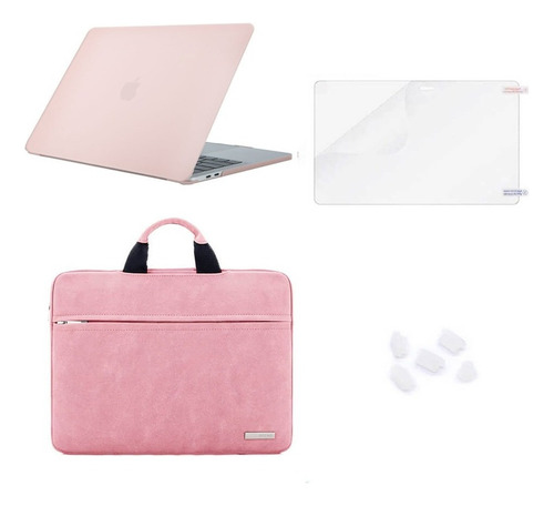 Kit Bolsa Maletin Funda Funda Laptop Protector 4pcs 13.3/14