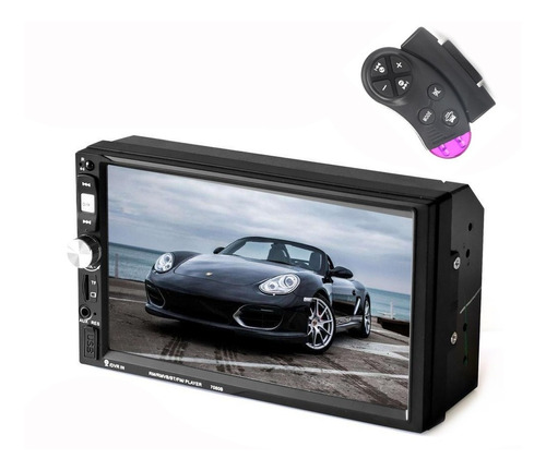 Radio Auto 2 Din Mirror Link Bluetooth + Comando Al Volante