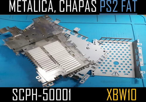 Carcaça Metálica, Chapas Ps2 Fat Scph-50001 - Xbw10