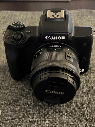 Canon Eos M50 Mark Ii Impecable Con Batería Y Cargador Gener