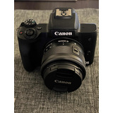 Canon Eos M50 Mark Ii Impecable Con Batería Y Cargador Gener