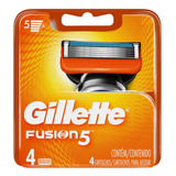 Carga Gillette Fusion 5 Com 4 Unidades