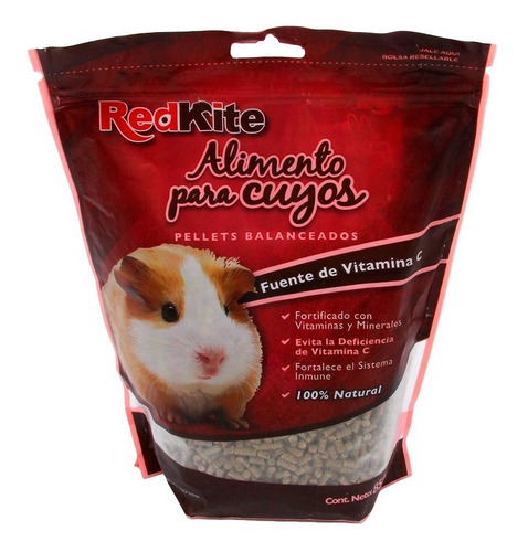 Alimento Para Cuyo Red Kite Adicionado Con Vitamina C 850 G