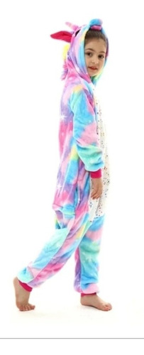 Pijamas Kigurumi Unicornio Multicolor Niña