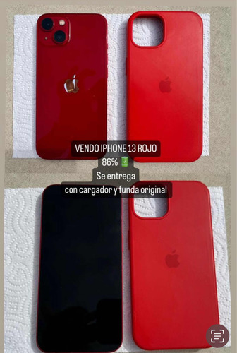 iPhone 13 Rojo (128gb)