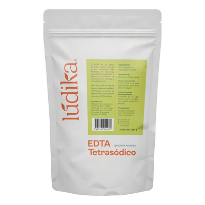 EDTA Tetrasódico Hebbe 250g Solubiliza Fórmulas Cosméticas Polvo | Meses sin interés