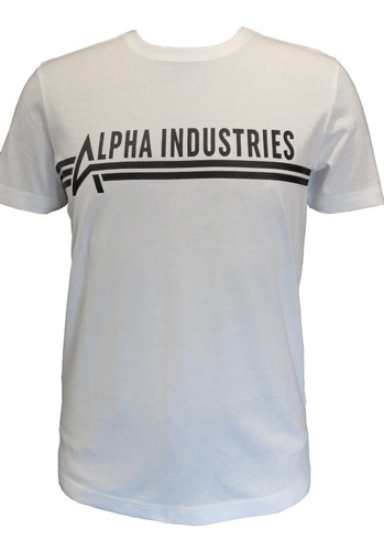 Remera Estampada-algodón Hombre Alphaindustries T Importadas