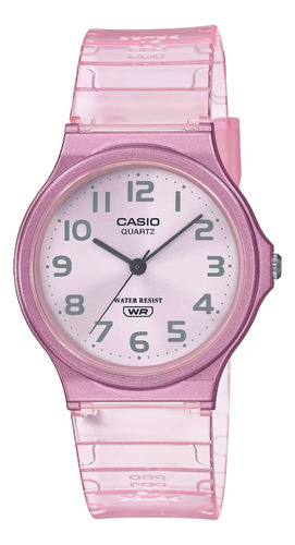 Relógio Casio Mq-24s-4bdf Coleção Standard Rosa Original