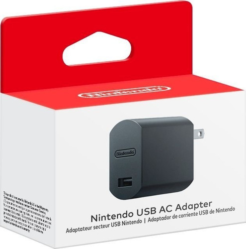 Cargador Pared Nintendo Switch Ac Adapter Usb Original Msi