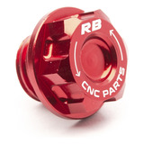 Tapon De Aceite Cnc Anodizado Kawasaki Z400 Rojo Rb