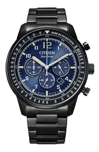 Reloj Citizen Eco Drive Crono Blue Ca450580m Time Square 