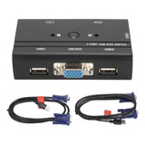 Manual Para Pc Vga Kvm Usb De 2 Puertos Para Compartir 1 Mon