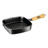 Frigideira Cook Grill 23,5 Cm Cabo Madeira Panela Mineira