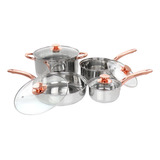 Set 8 Utensilios De Cocina Gibson De Acero Inoxidable Con