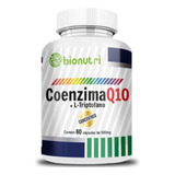 Coenzima Q10 + L Triptofano 500mg Concentrada Pura  Bionutri