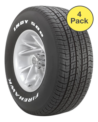 Paq 4 Llantas Firestone Firehawk Indy 500 275/60r15 107s Sl