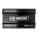 Amplificador Mini 4 Canales Db Drive Wdx300.4 1600w Clase D