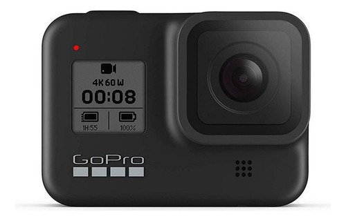 Cámara Gopro Hero 8 Black 4k 60fps 12 Mpx Hypersmooth 2.0 Color Negro