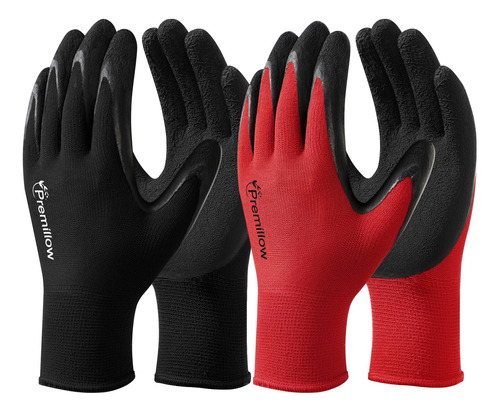 Premillow Guantes De Jardineria Para Mujeres/hombres, 6 Pare